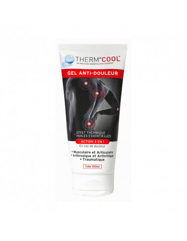 Therm Cool Gel Anti-douleur Froid + Huiles essentielles 100ml