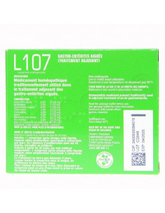 LEHNING L107 GASTRO-ENTERITES AIGUES TRAITEMENT ADJUVANT. 40 comprimés - Pharmacie en ligne 2