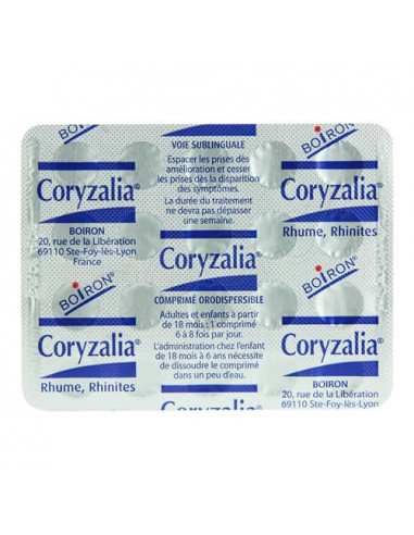 Coryzalia Rhume Rhinite 40 Comprimes Orodispersibles Archange Pharma