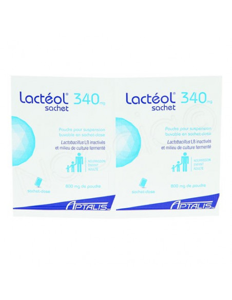Lacteol 340 mg Poudre 10 sachets  - 2