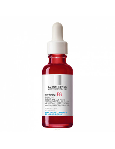 La Roche Posay Retinol B3 Sérum Concentré Anti-rides. 30ml flacon pipette stilligoutte rouge