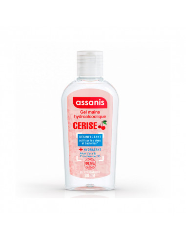 gel hydroalcoolique senteur cerise rose