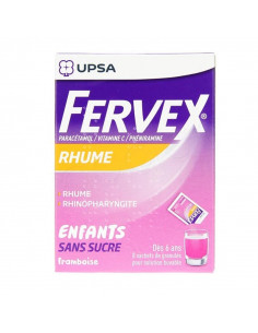 fervex rhume enfants sans sucre granules solution buvable 8 sachets