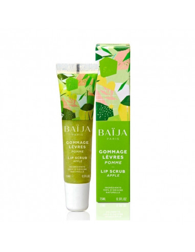 Baïja Gommage exfoliant Lèvres vert Pomme. 15ml