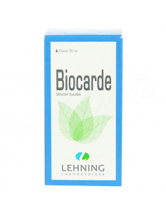 Lehning Biocarde Solution Buvable Trouble de L'Eréthisme Cardiaque. 30ml 2