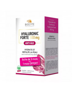 Biocyte Hyaluronic Forte 300mg Anti-âge. 90 gélules