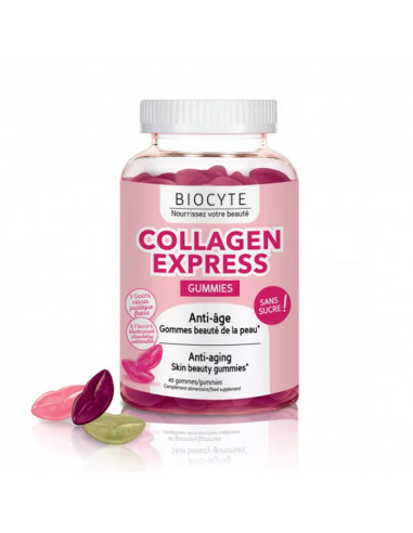 Biocyte Collagen Express Gummies Anti-âge. 135g bonbons collagène