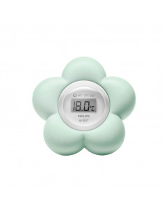 Avent thermomètre température vert fleur