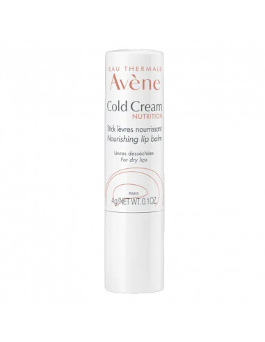 Avène Cold Cream Stick Lèvres Nourrissant. 4g nouvelle formule