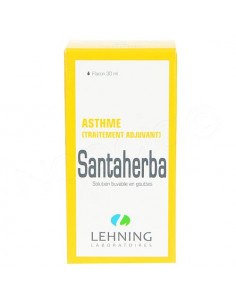 Lehning Santaherba Traitement adjuvant Asthme. flacon 30ml 2