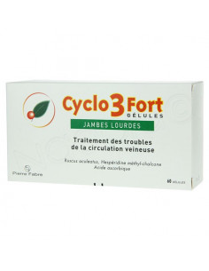 Cyclo 3 fort Gélules Jambes Lourdes