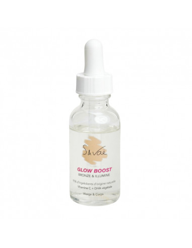 S&Vae Glow Boost Sérum Autobronzant. 30ml S and Vae flacon pipette stilligoutte