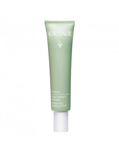 Caudalie Vinopure Fluide Matifiant Hydratant. 40ml tube vert