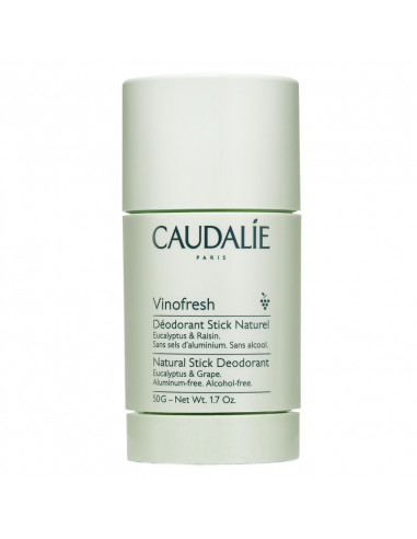 Caudalie déodorant déo stick sans sel d'aluminium vert