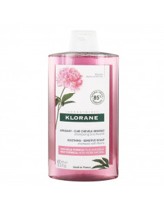 Klorane Shampooing Pivoine Apaisant. 400ml nouvelle formule naturelle