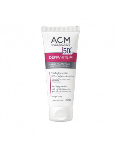 ACM Depiwhite M SPF50+ Crème solaire protectrice Invisible. 40ml