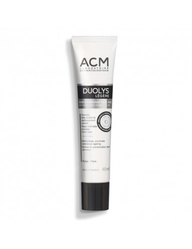 ACM Duolys Légère Soin Hydratant Anti-âge. 40ml crème visage peau mixte grasse