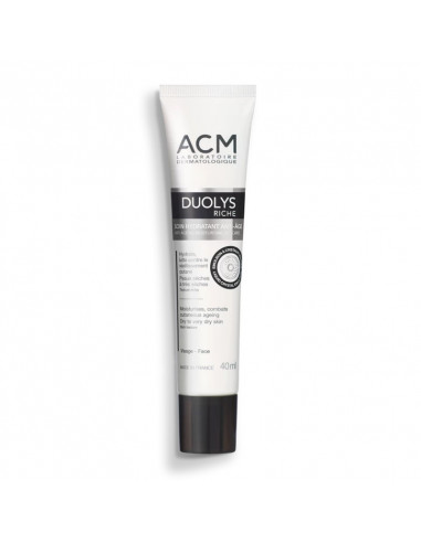 ACM Duolys Riche Soin Hydratant Anti-âge. 40ml crème visage peau sèche
