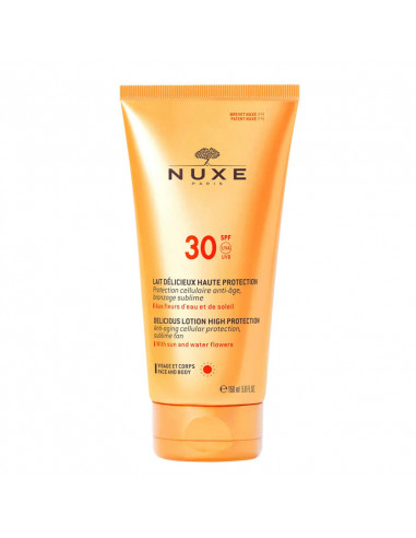 Nuxe Sun SPF30 Lait Délicieux Visage et Corps. 150ml