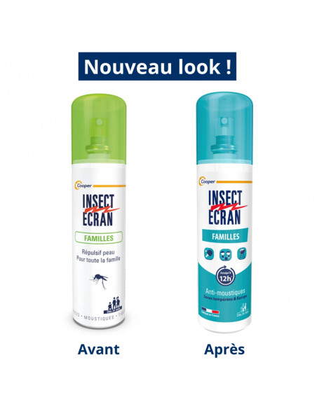 nouveau spray Insect Ecran Famille bleu