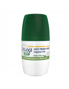 Etiaxil Bio Anti-transpirant Végétal 48h Thé Vert. Roll-on 50ml