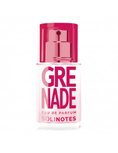 Solinotes Grenade Eau de Parfum. 15ml spray flacon rouge