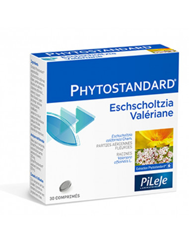 Pileje Phytostandard d'Eschscholtzia et de Valériane. 30 comprimés