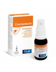 Pileje Chronobiane Immédiat Mélatonine. flacon spray sublingual 20ml