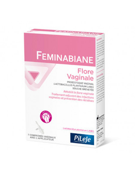 Pileje Feminabiane Flore Vaginale Probiotique 7 comprimés vaginaux
