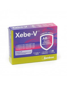 Xebe-V Complexe AB21 et Vitamine D. 30 gélules
