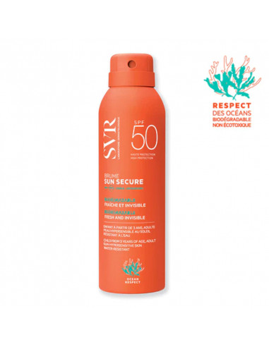 SVR Sun Secure SPF50 Brume Fraiche Invisible. 200ml