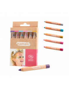 Namaki Kit 6 Crayons de maquillage Mondes Enchantés