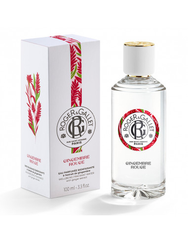 Roger Gallet Gingembre Rouge Eau Parfumée Bienfaisante. 100ml