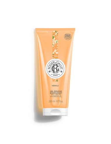 Roger Gallet Néroli Gel Douche Bienfaisant. 200ml tube orange