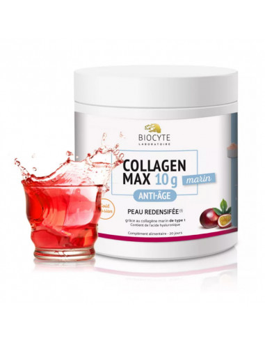 Biocyte Collagen Max 10g marin Anti-âge Goût Passion. 210g