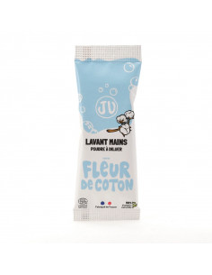 JU Lavant Mains Poudre à Diluer Fleur de Coton. 25g sachet bleu