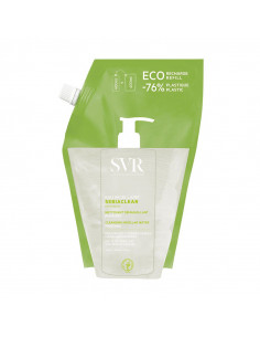 SVR Sebiaclear Eau Micellaire nettoyante démaquillante. Eco-recharge 400ml