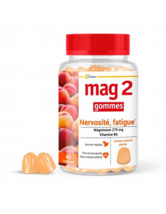 Mag2 Gommes Nervosité Fatigue arôme pêche. x45