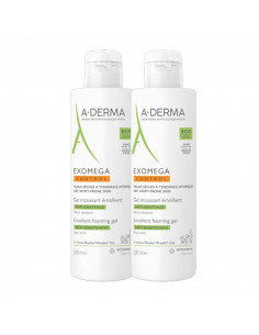 Aderma Exomega Control Gel Moussant Emollient. Lot 2x500ml offre spéciale