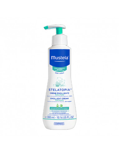 Mustela Stelatopia+ Crème Relipidante Anti-grattage bébé-enfant. 300ml flacon pompe