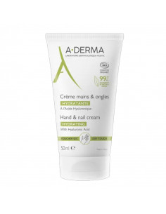 Aderma Crème Mains et Ongles Hydratante Bio. 50ml