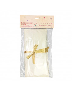 Inuwet Calendrier de l'Avent en tissu DIY à personnaliser 2