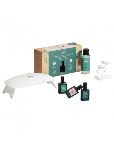 Manucurist Green Flash Kit Vernis Semi-Permanent lampe led + pinces + dissolvant + vernis