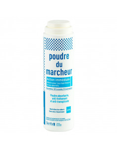 Poudre du Marcheur - Flacon poudreur 100g bleu et blanc