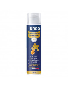 Urgo Réparation Intense Crème mains Miel Flacon pompe 50ml airless bleu or doré