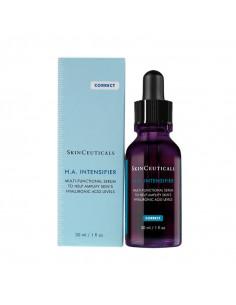 Skinceuticals HA Intensifier Sérum Acide Hyaluronique. 30ml flacon violet boite bleue claire