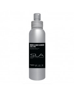 SLA Brush Cleanser Like a Pro Nettoyant Pinceau. 100ml spray gris noir