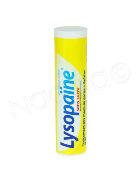 Lysopaïne sans sucre Maux de gorge et Aphtes 36 comprimés à sucer Lysopaïne - 2