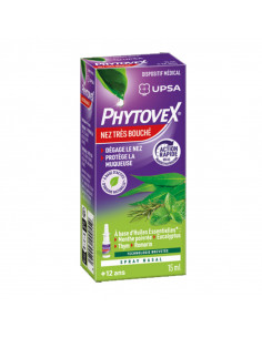 Phytovex Nez Très Bouché Spray Nasal 15ml boite violet vert rouge