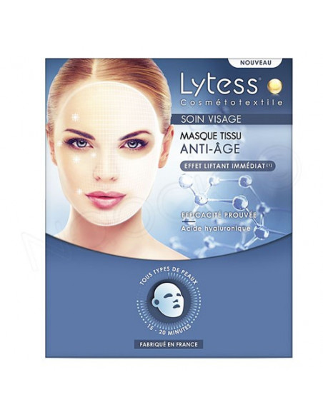Lytess Masque Tissu Anti-âge Liftant Soin Visage. x1